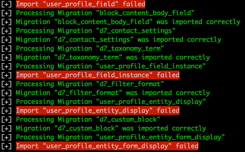 console migrate execute